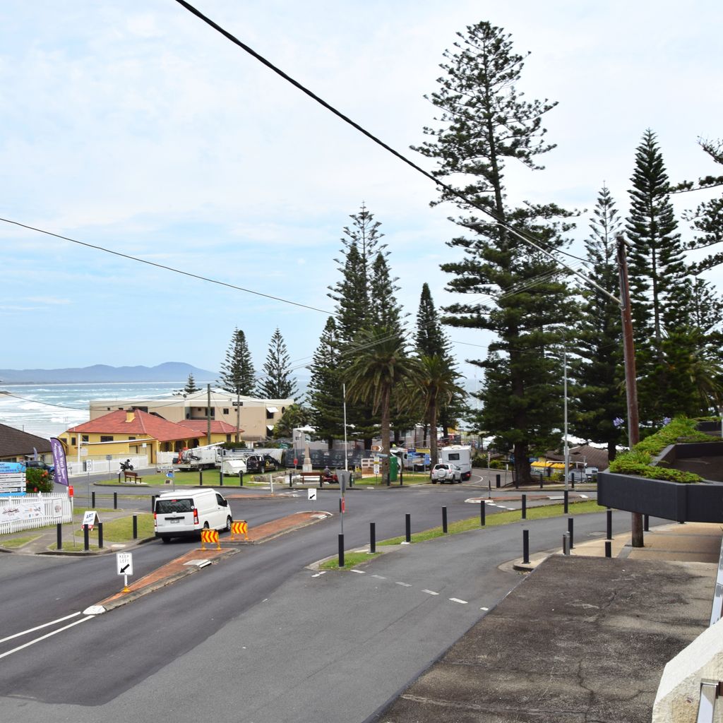 View north from balcony.