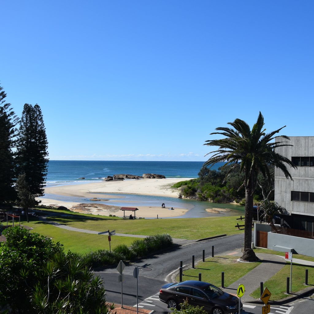 View from balcony.