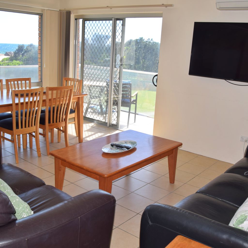 Living and dining area.