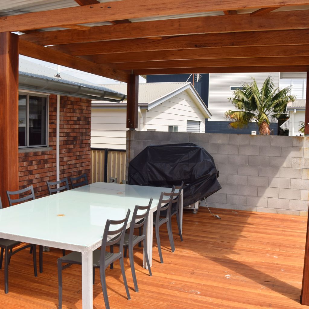 Back deck and BBQ area.