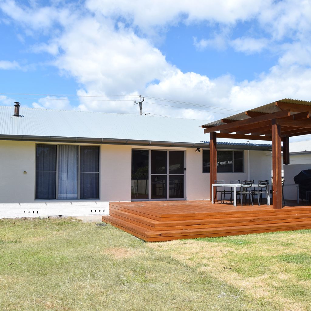 Back view of the house.