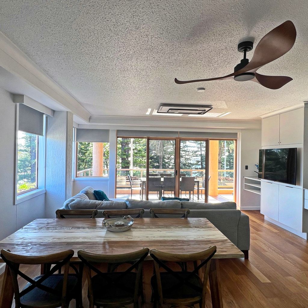 Living and dining area.