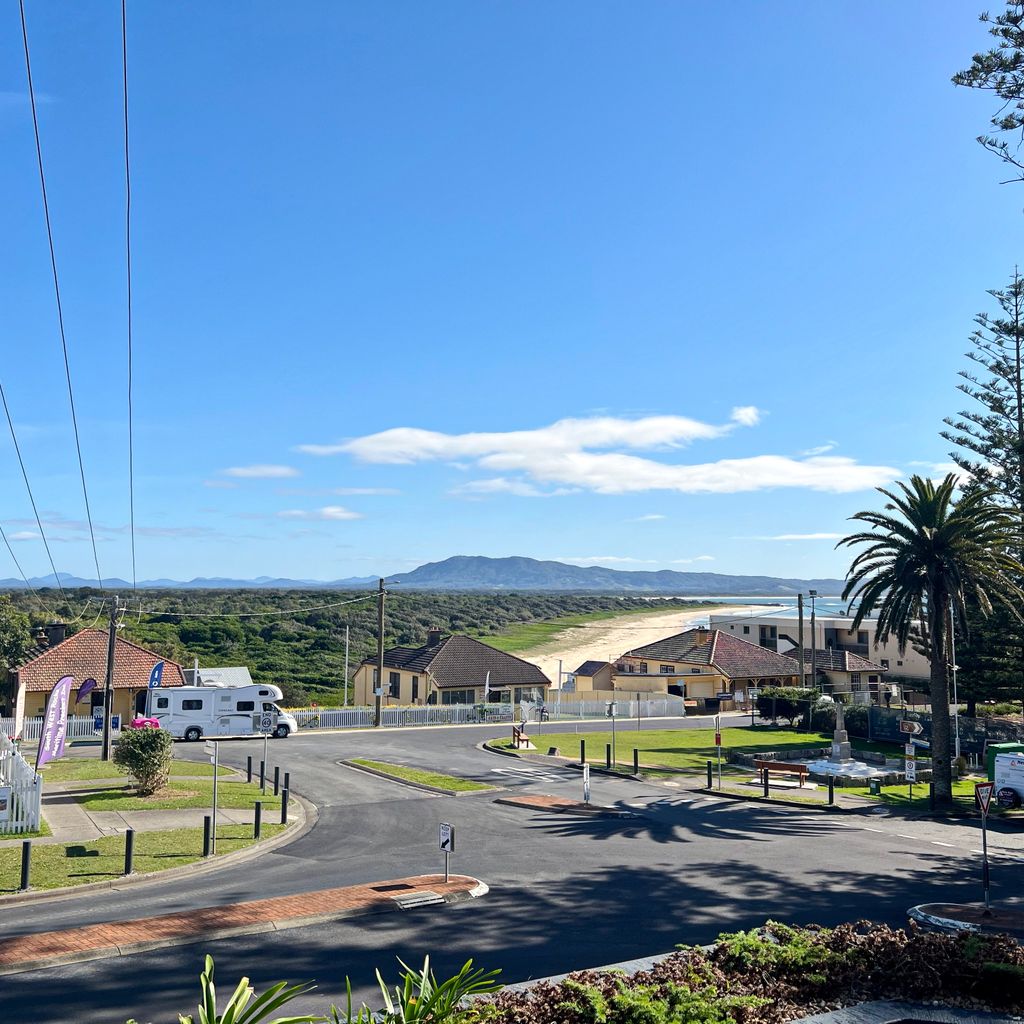 View towards Back Beach and Yarrahappini.