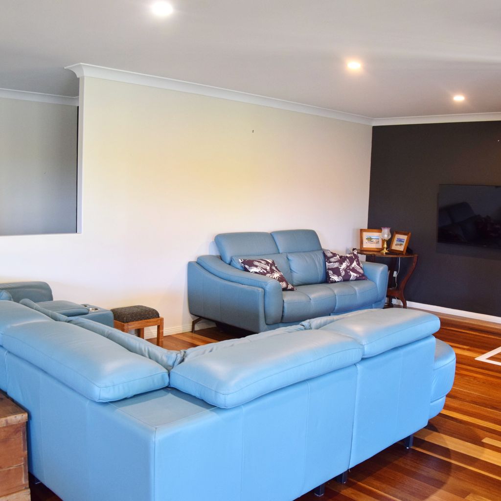 Upstairs living area.