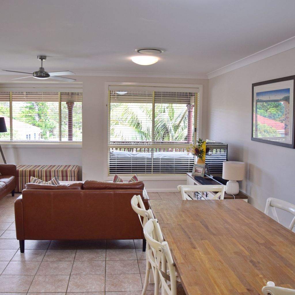 Living and dining area.