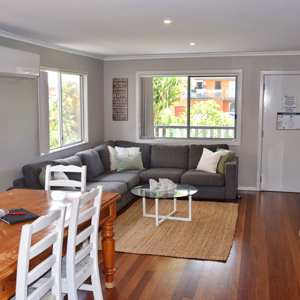 Living and dining area.