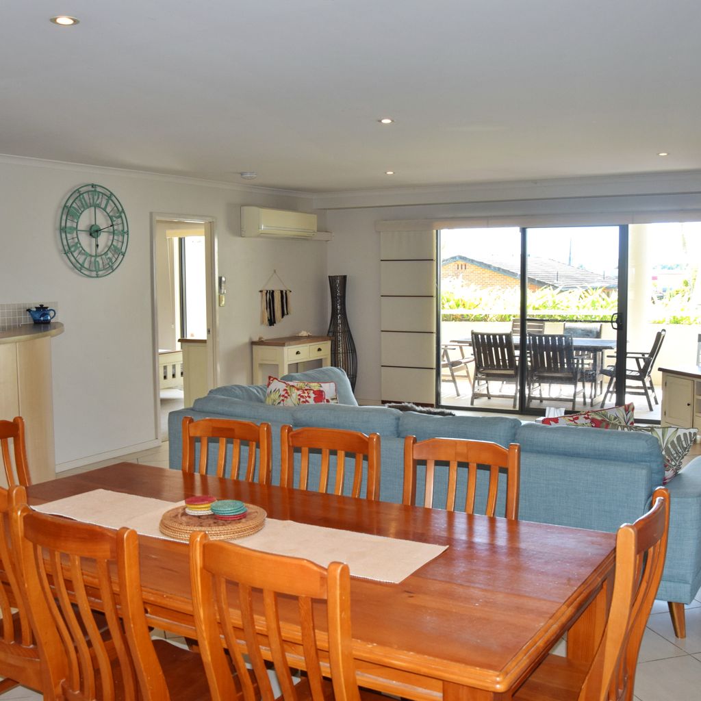 Living and dining area.