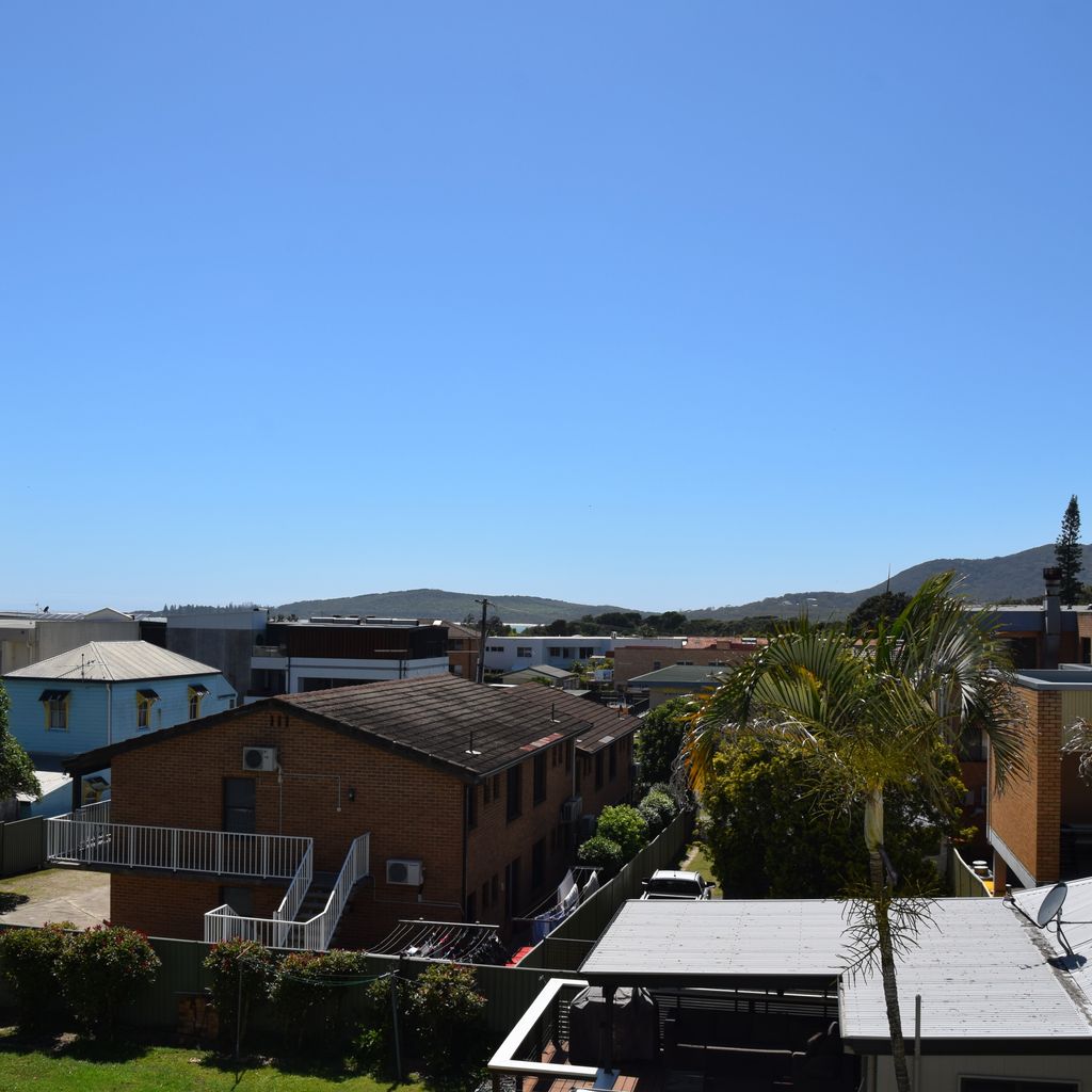 View from balcony.