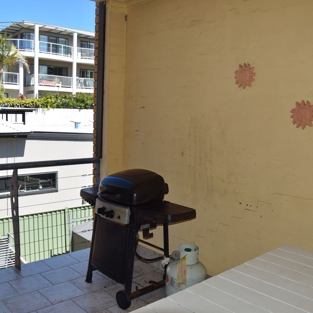 BBQ on balcony.