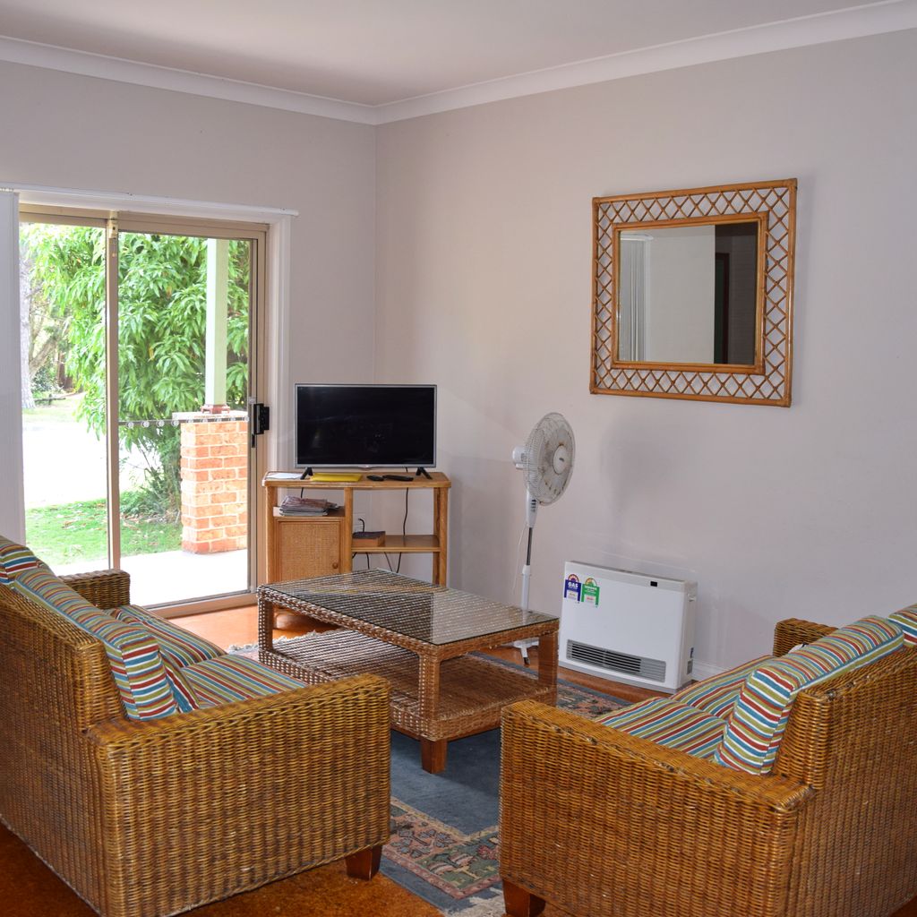 Downstairs living area.