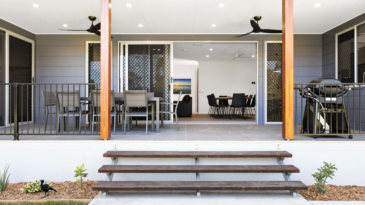  Imagine unwinding on the expansive veranda, adorned with a charming BBQ area, ideal for hosting gatherings and relishing outdoor meals with your cherished ones.