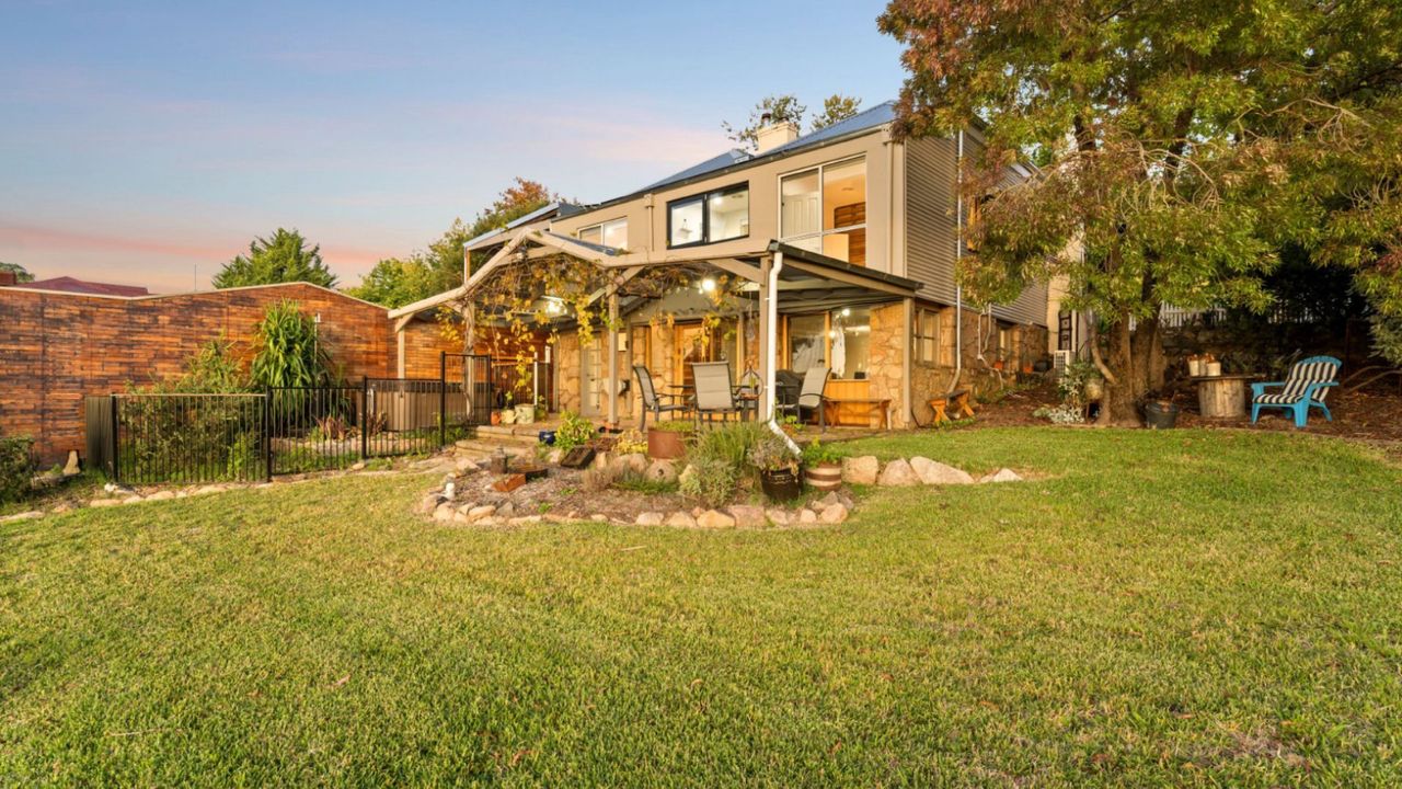 View of back of the home