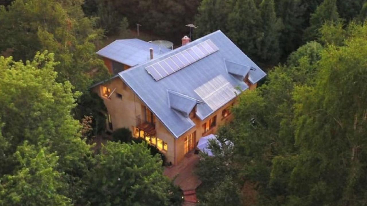 Arial view of this spectacular home