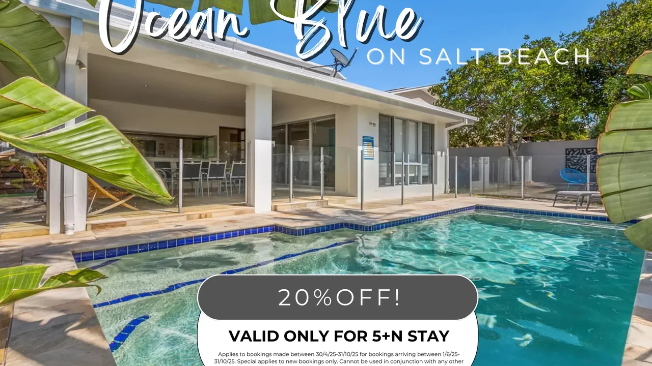 Ocean Blue on Salt Beach