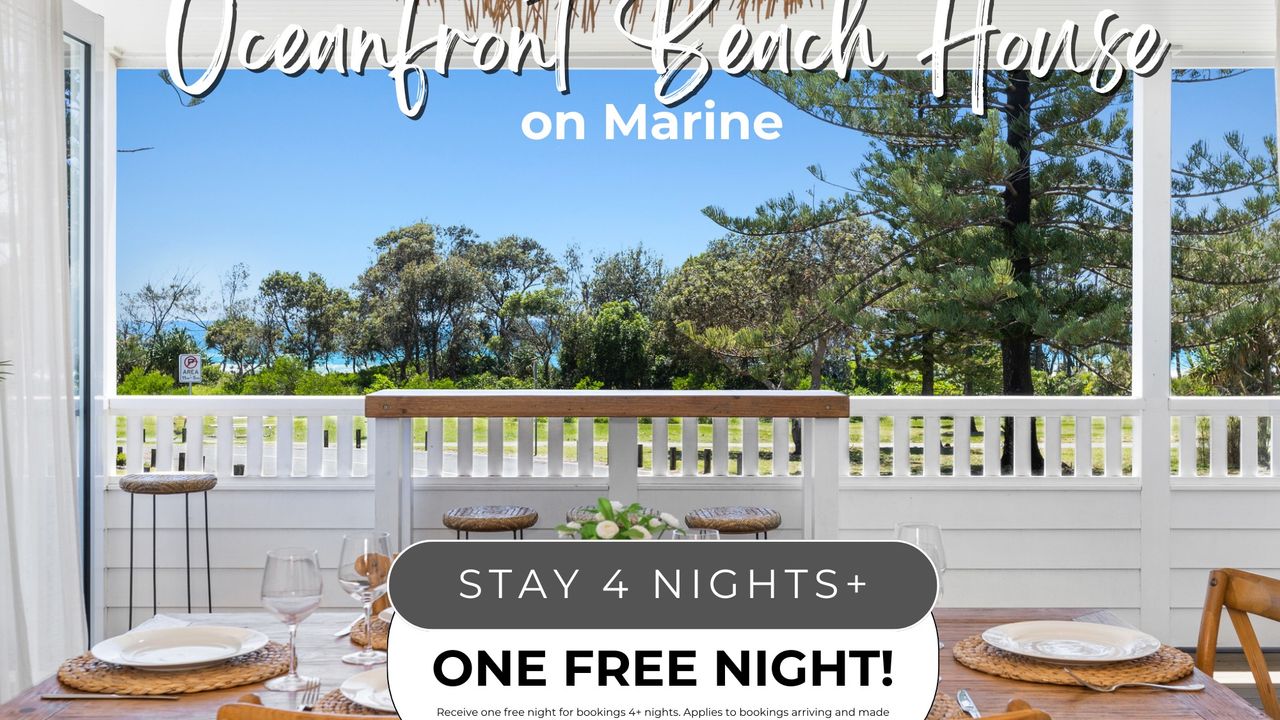 Oceanfront Beach House on Marine