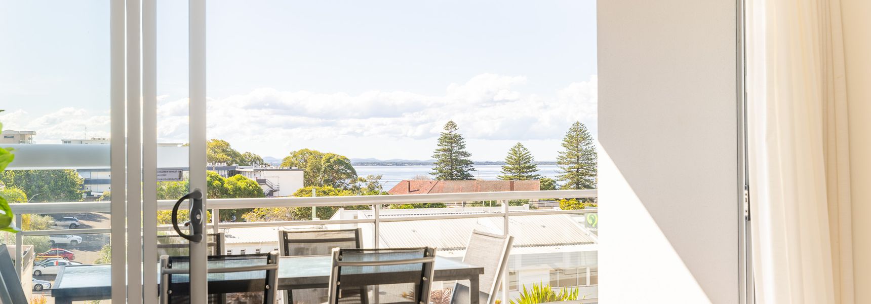 Cote D’Azur, 42/61 Donald St – complex pool, lift, linen, bed making and stunning water views