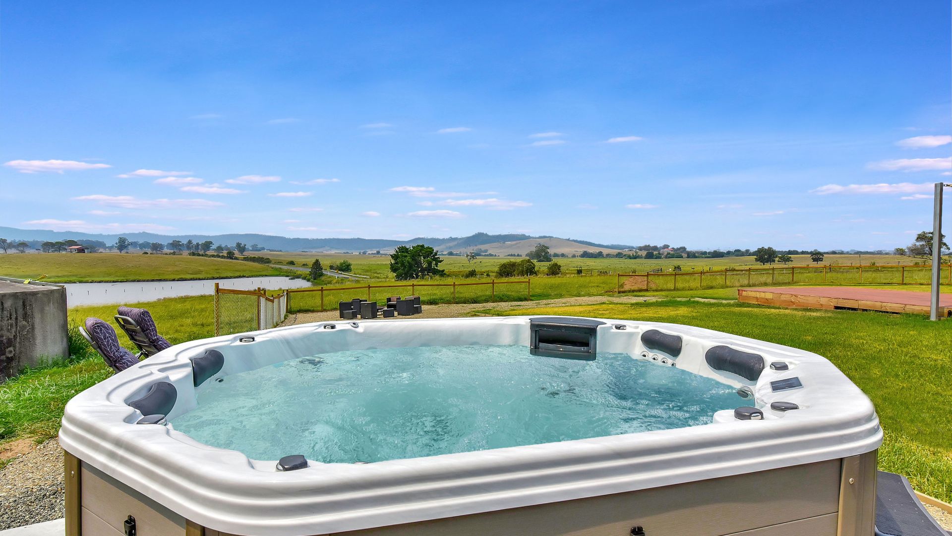 Spa with views