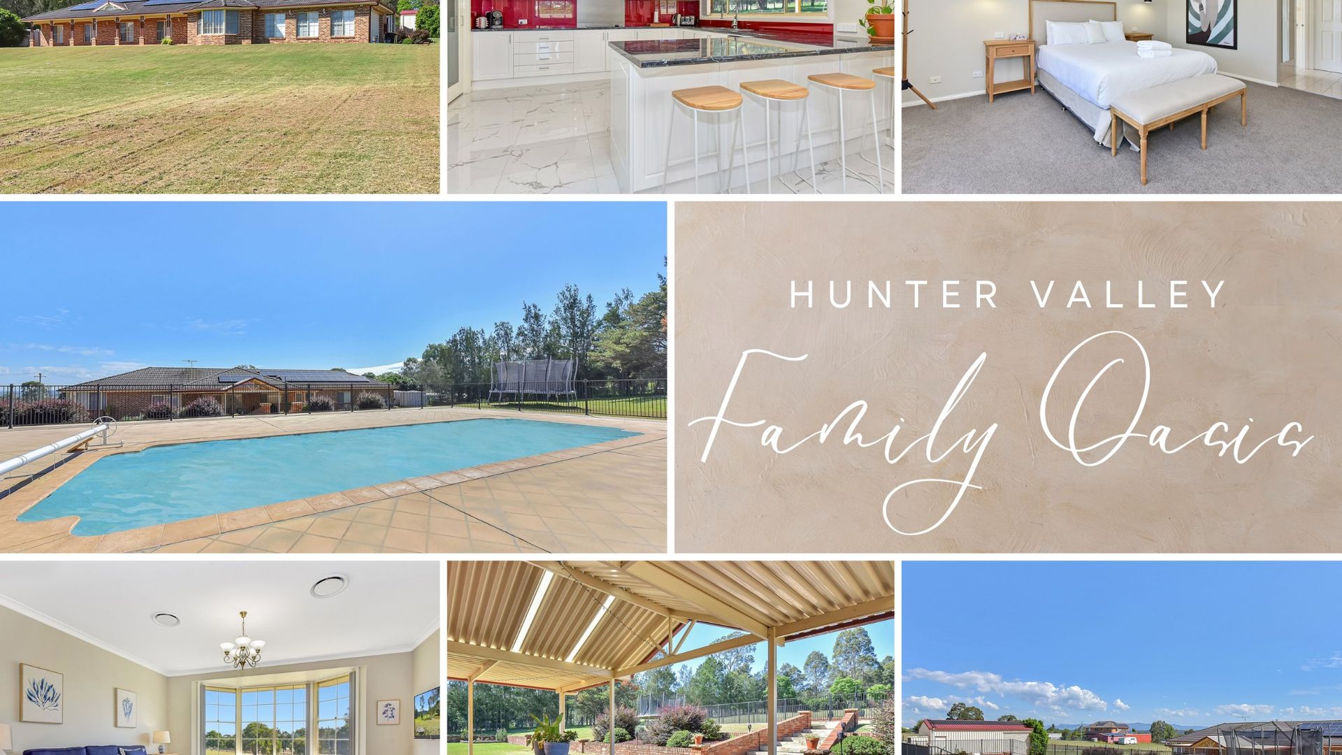 Hunter Valley Family Oasis – 5 bedroom House with Pool
