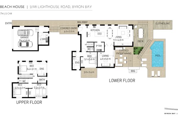 Byron Bay Beach House Floor Plan