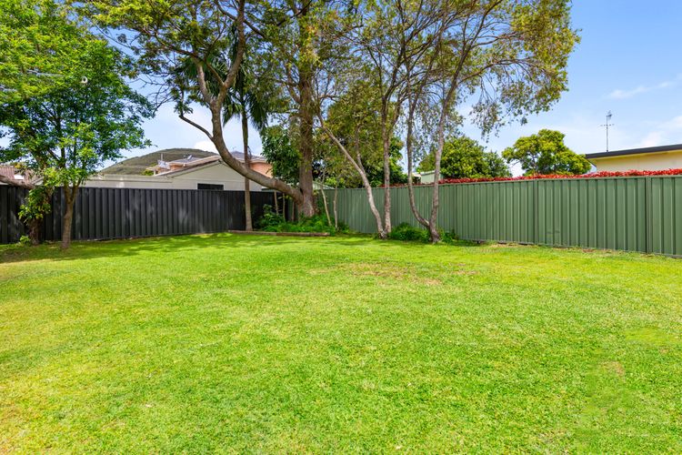 Expansive well-kept lawn