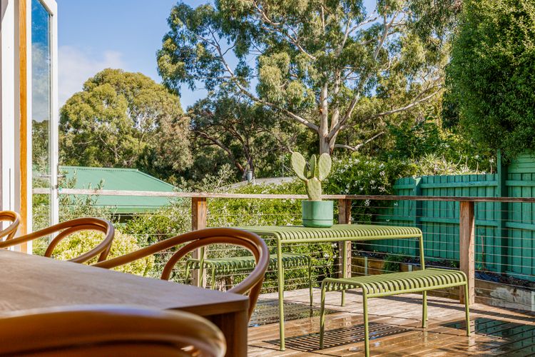 Living, Dining and Deck Area
