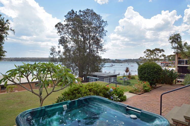 Spa with amazing water views