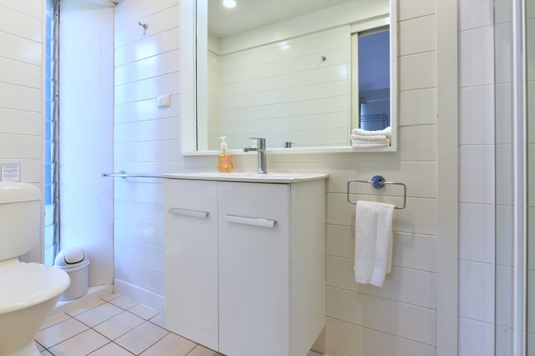 Unwind in our modern bathroom 