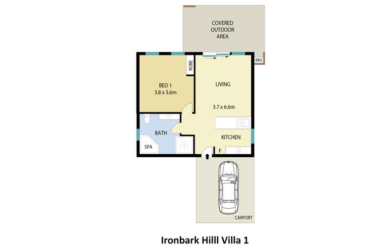 Ironbark Hill Spa Bath Villa 4 – Novato
