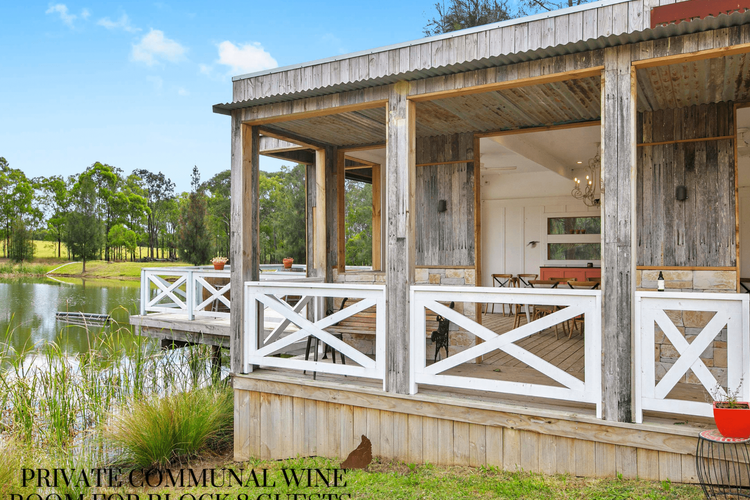 Brand new communal wine room with amazing views