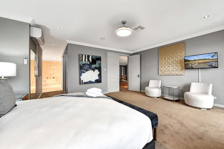 Main Luxe Bedroom with King Bed and Ensuite