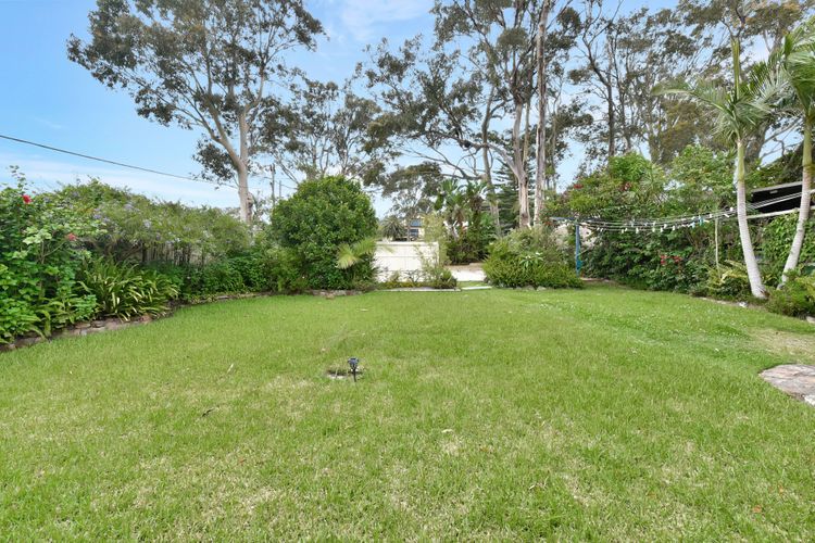 Outdoor lawn area