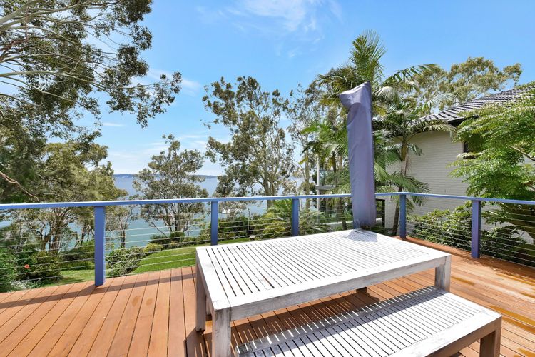 Outdoor seating, balcony and water view