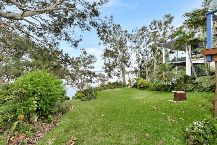 Outdoor lawn area
