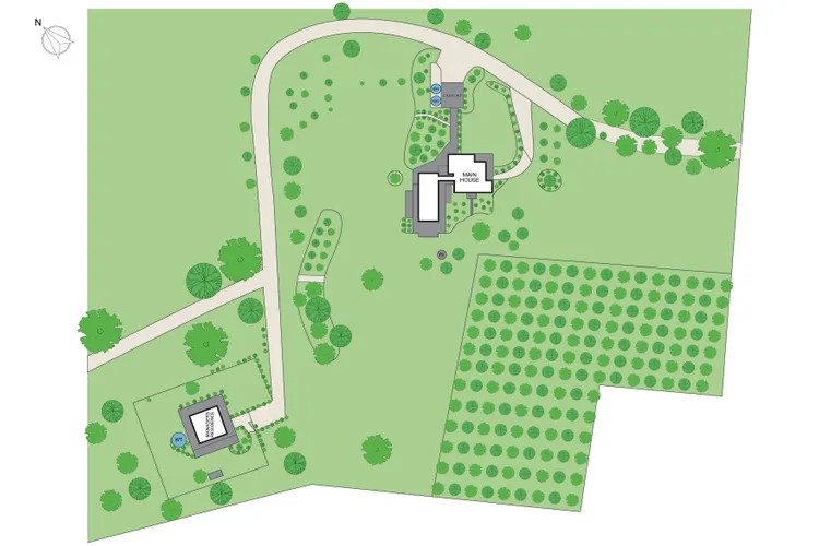 Perfectly private location close to wine vineyard 