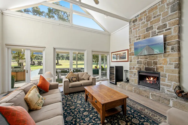 Lounge room with amazing views