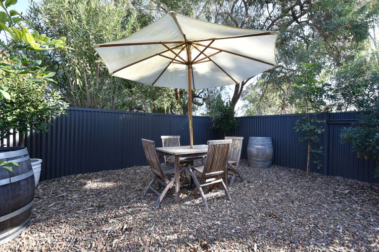 Outdoor dining area