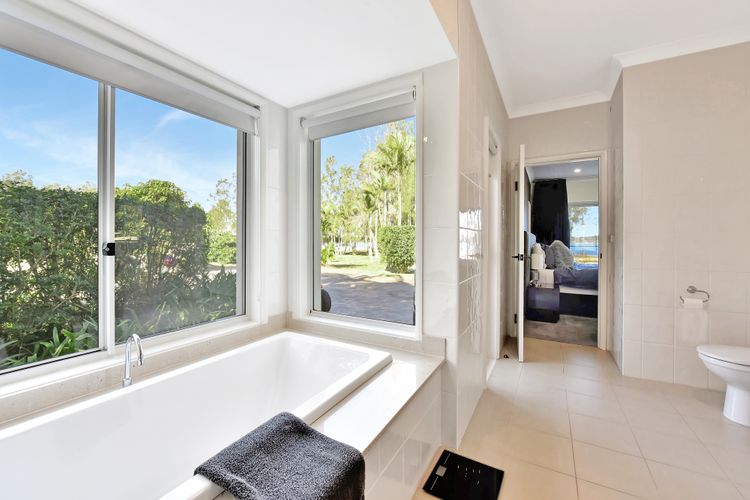 Lake Palm Resort Luxury Retreat absolute Waterfront on 3 acres at Lake Macquarie.