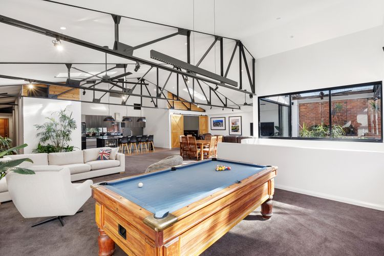 Pool table area