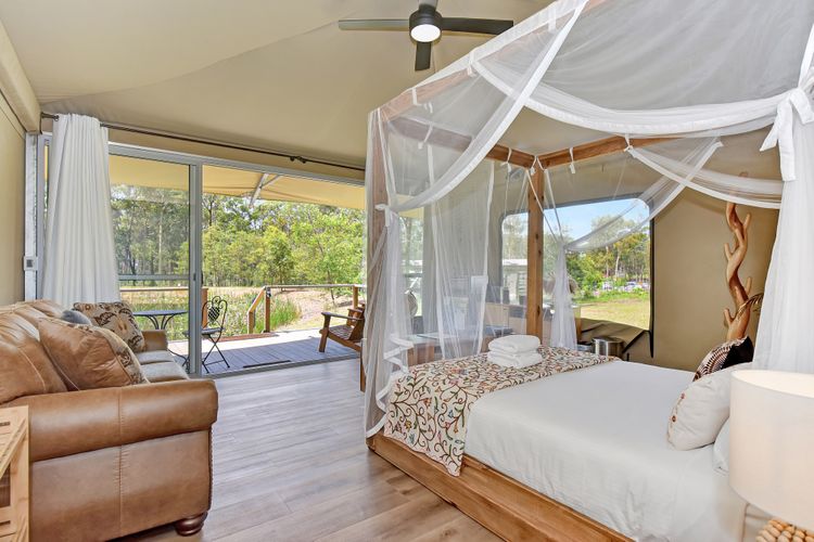 Pokolbin Glamping. Sleeps 6 across 3 eco-friendly glamping Tents