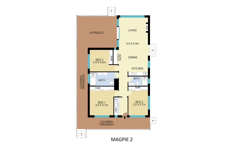 Magpie 2 -  Floor Plan