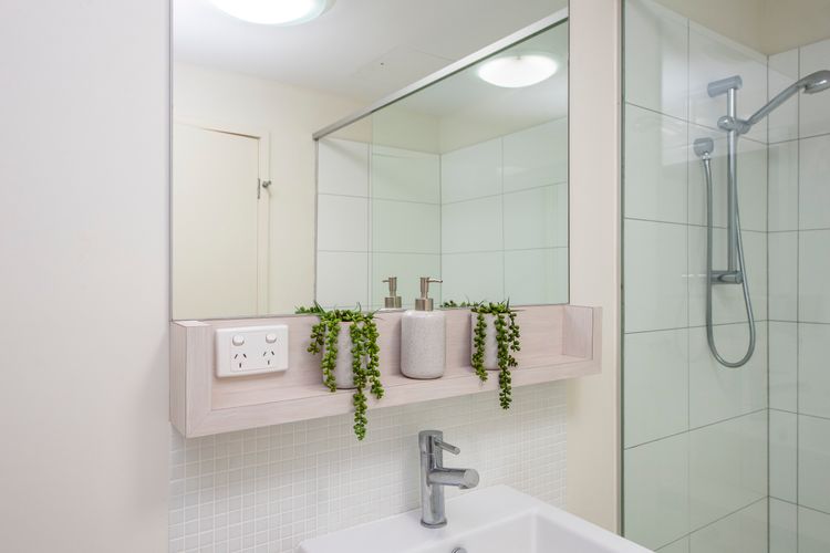 A decoration at shower room