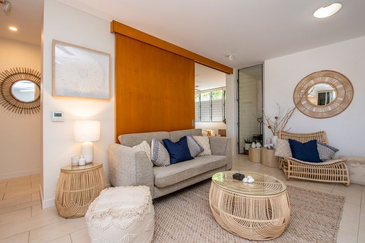 Generous living room
