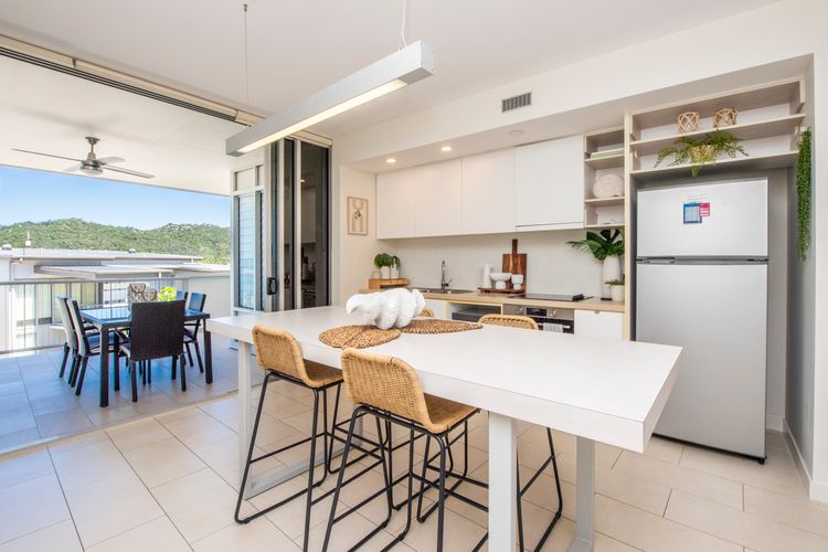 A Spacious Kitchen and Dining Area