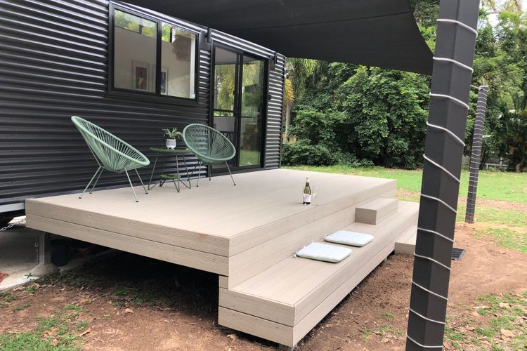Large deck area