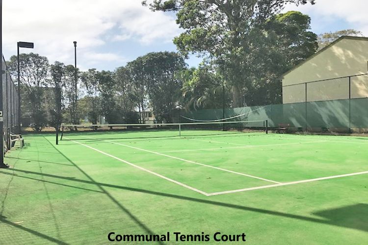 Bay Parklands, 29/2 Gowrie Avenue – views, air conditioning, Wi-Fi, Pool, tennis court and spa