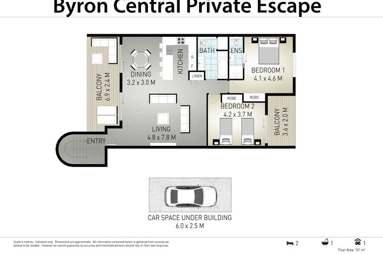 Central Byron Private Escape