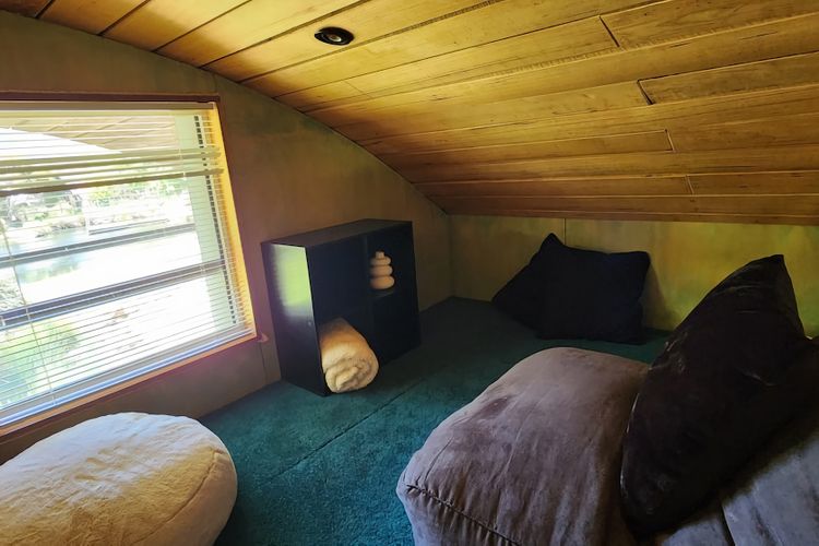Upstairs reading nook