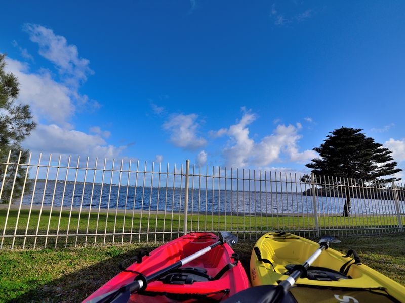 Stylish Lakefront Tranquillity Kayaks