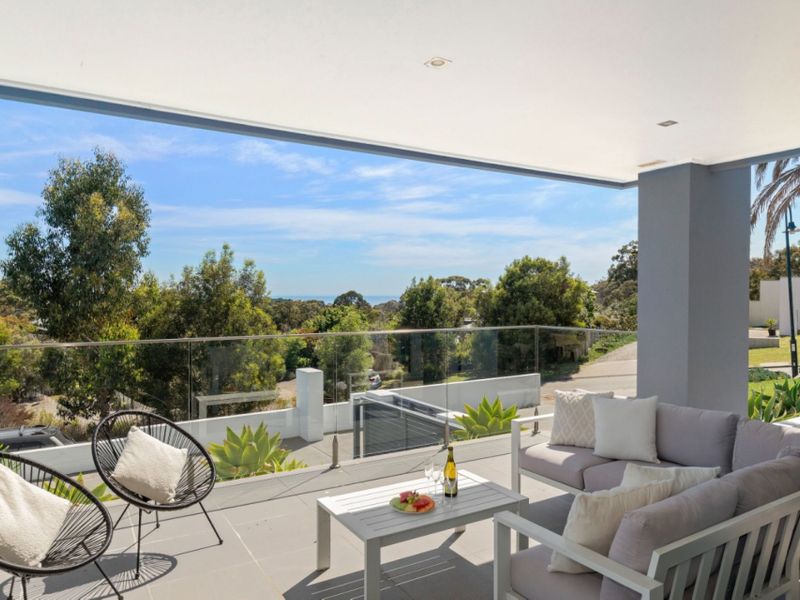 Infinity Pool & Fireplaces with Sea View Trees
