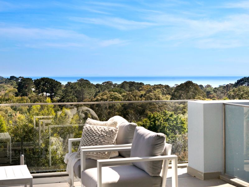 Infinity Pool & Fireplaces with Sea View Trees